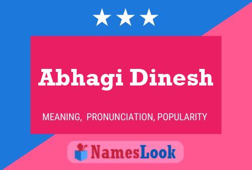 Abhagi Dinesh Namensposter