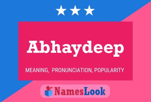 Abhaydeep Namensposter