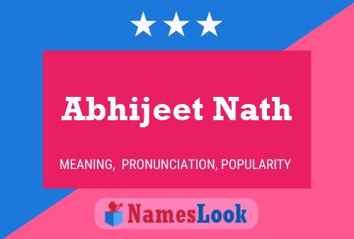 Abhijeet Nath Namensposter