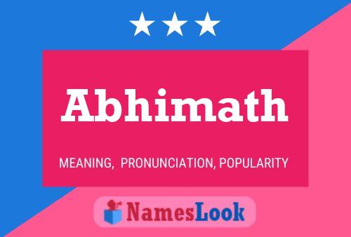 Abhimath Namensposter