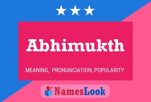 Abhimukth Namensposter