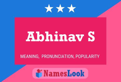 Abhinav S Namensposter