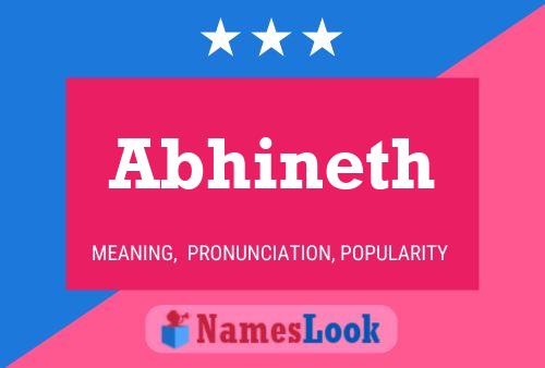 Abhineth Namensposter