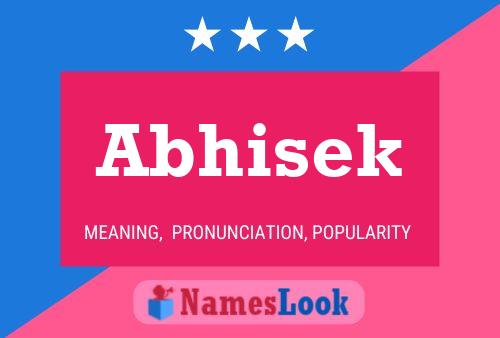 Abhisek Namensposter