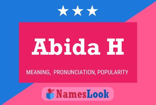 Abida H Namensposter