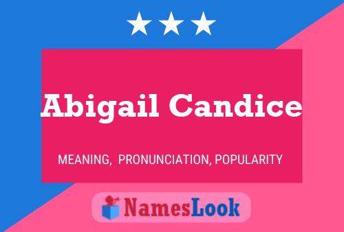 Abigail Candice Namensposter