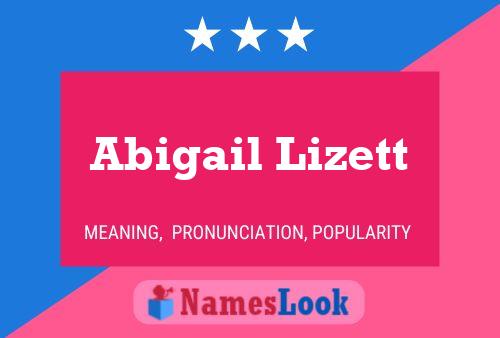 Abigail Lizett Namensposter