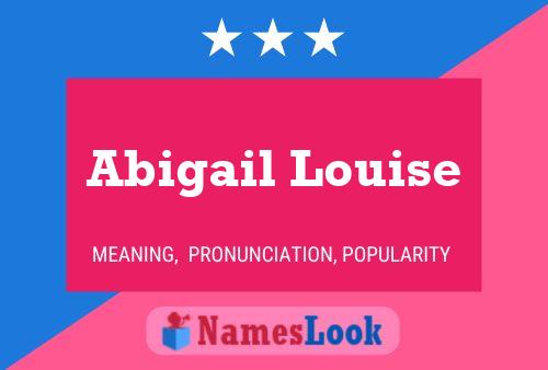 Abigail Louise Namensposter