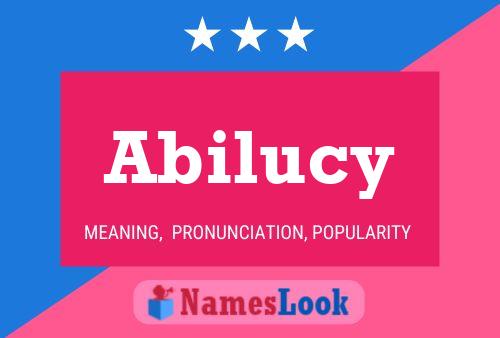 Abilucy Namensposter