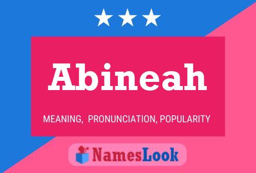 Abineah Namensposter