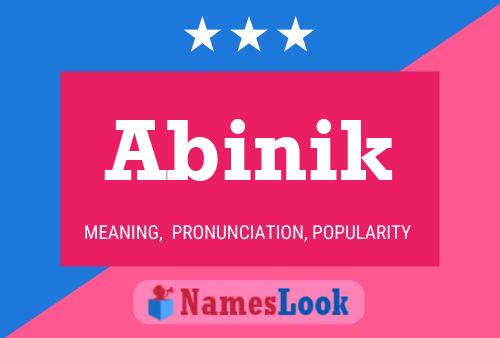 Abinik Namensposter