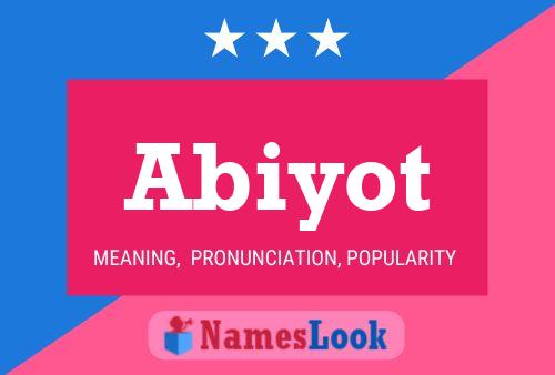 Abiyot Namensposter