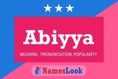 Abiyya Namensposter