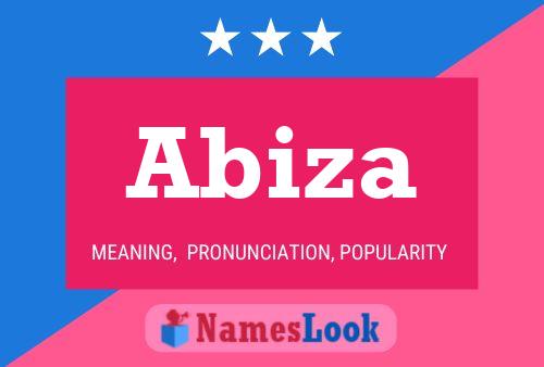 Abiza Namensposter