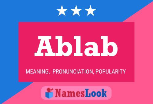 Ablab Namensposter