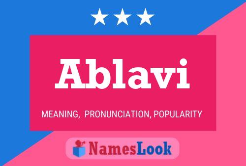 Ablavi Namensposter