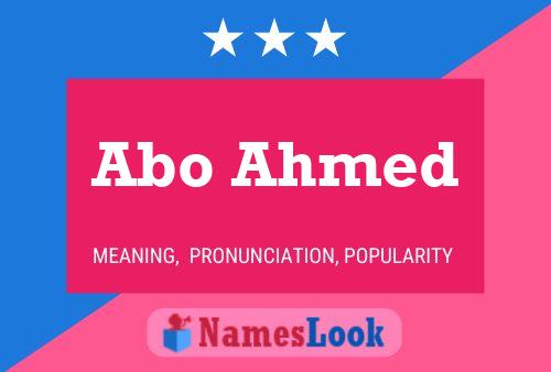 Abo Ahmed Namensposter