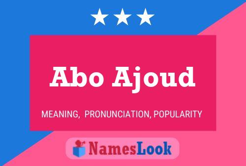 Abo Ajoud Namensposter