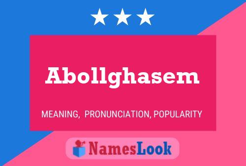 Abollghasem Namensposter