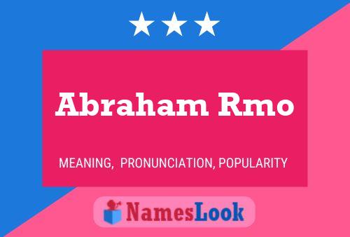 Abraham Rmo Namensposter