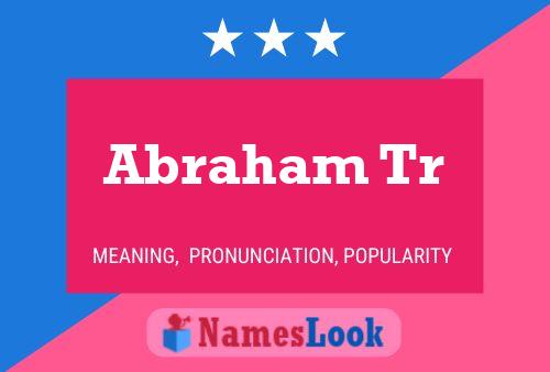 Abraham Tr Namensposter