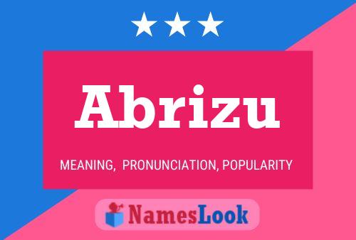 Abrizu Namensposter