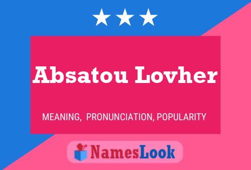 Absatou Lovher Namensposter