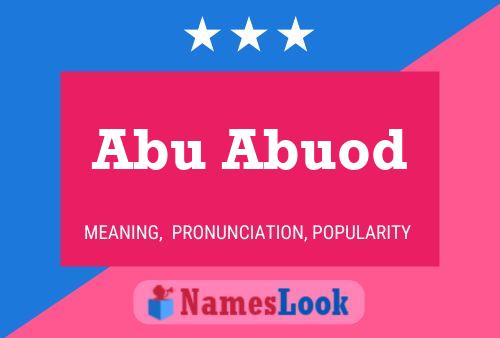 Abu Abuod Namensposter