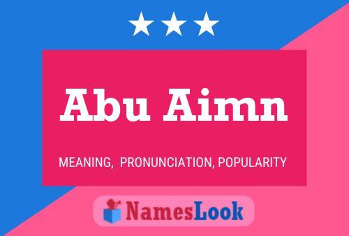 Abu Aimn Namensposter