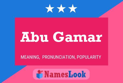 Abu Gamar Namensposter