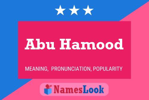 Abu Hamood Namensposter