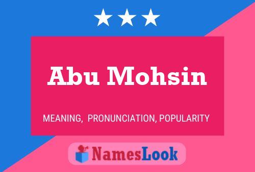 Abu Mohsin Namensposter