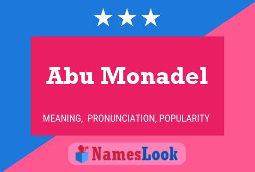 Abu Monadel Namensposter