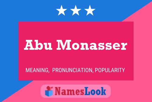 Abu Monasser Namensposter