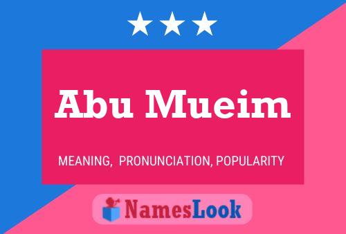 Abu Mueim Namensposter