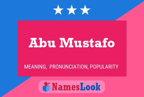 Abu Mustafo Namensposter