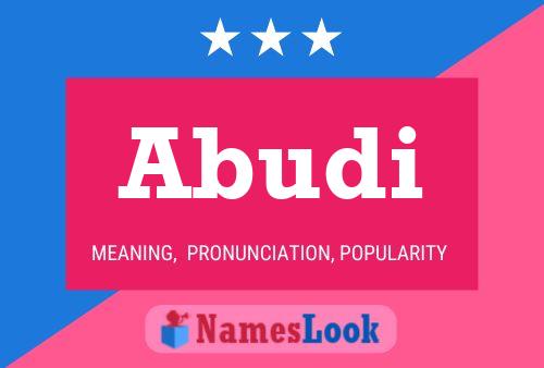 Abudi Namensposter