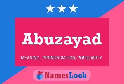 Abuzayad Namensposter