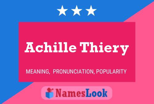 Achille Thiery Namensposter