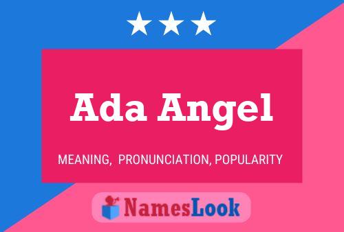 Ada Angel Namensposter