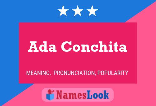 Ada Conchita Namensposter