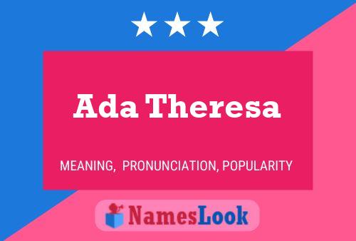 Ada Theresa Namensposter