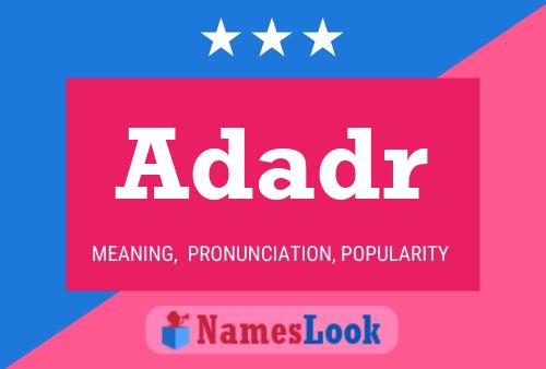 Adadr Namensposter