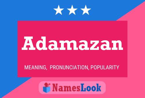 Adamazan Namensposter