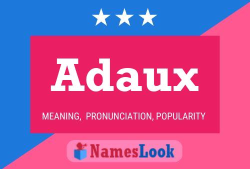 Adaux Namensposter