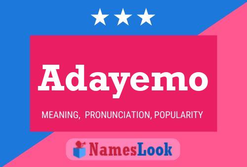 Adayemo Namensposter