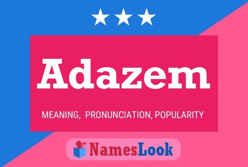 Adazem Namensposter