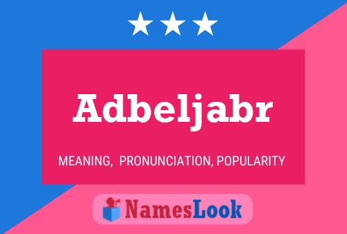 Adbeljabr Namensposter