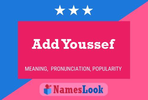 Add Youssef Namensposter