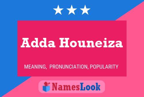 Adda Houneiza Namensposter